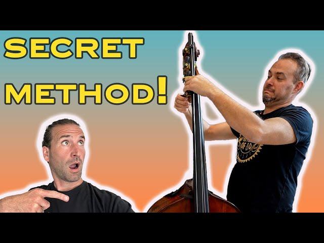 Change a double bass string in record time (no extra gear!)