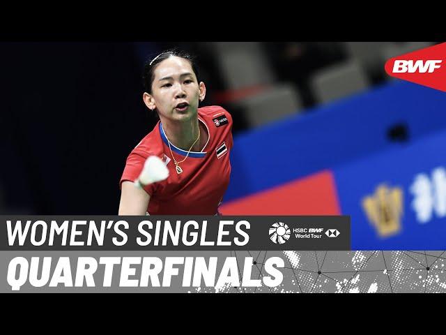 LI-NING China Masters 2024 | Pornpawee Chochuwong (THA) vs. Gao Fang Jie (CHN) | QF