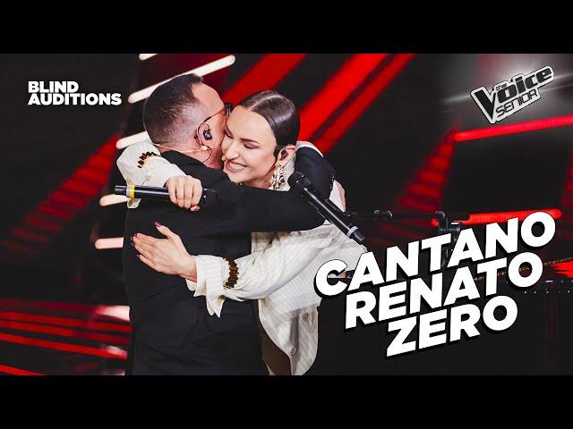 Gigi e Arisa cantano "Nei giardini che nessuno sa" di Renato Zero | The Voice Senior Blind Auditions