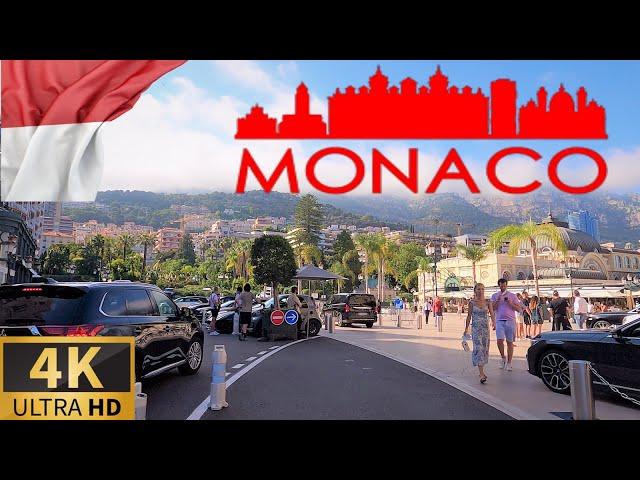 DRIVING MONACO, Principality of monaco, FRENCH RIVIERA I 4K 60fps