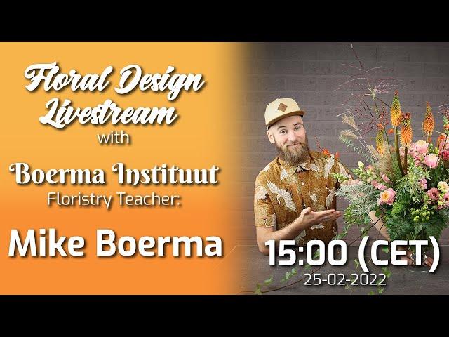 Live Flower Arranging Demonstration by Mike Boerma (Livestream #40)