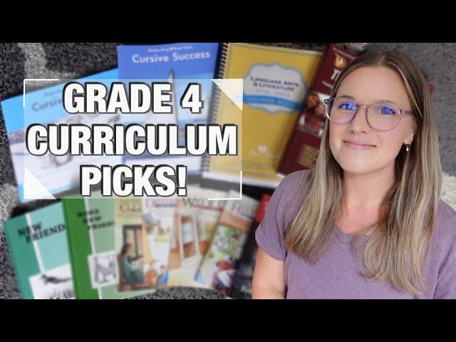 4TH GRADE CURRICULUM CHOICES! | HOMESCHOOL HAUL 2024/25