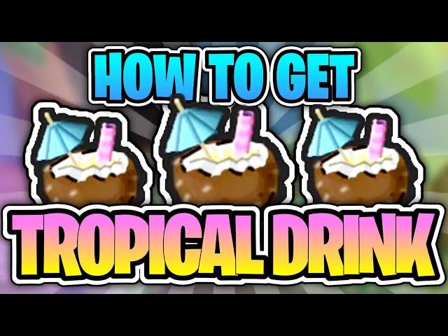 How to Get Tropical Drinks Fast! [Best Method] *Coconut Canister* - Bee Swarm Simulator