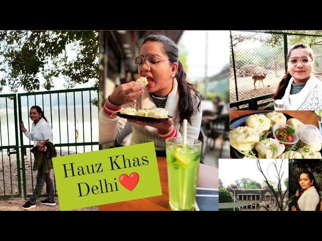 Hauz Khas Delhi tour ️ l Marshika Chauhan Vlogs l best places in Hauz Khas village #dailyvlog