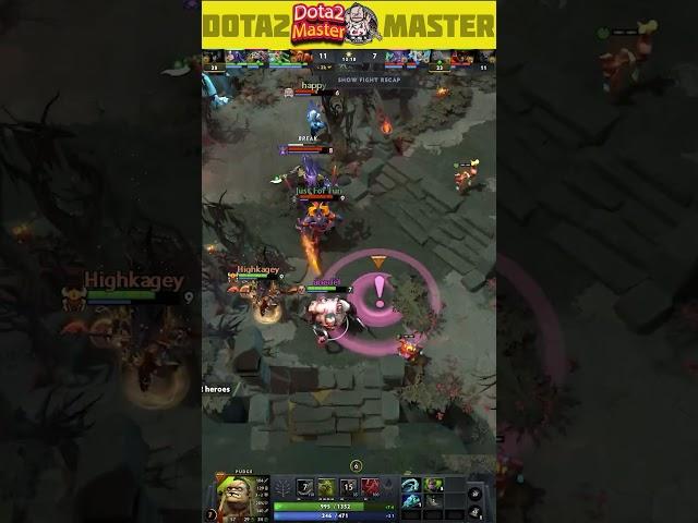 Pudge Says "Hook You!" in This Gut-Busting Rampage! #pudge #dota2 #shorts