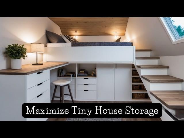 40 Creative Tiny House Storage Ideas/Storage Solutions! - Increase storage in a tiny house!