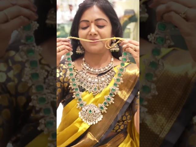 Arunakrithi In Goyaz Silver Jewellery @brideessentials #goyaz Goyaz Jewellery Punjagutta #jewellery