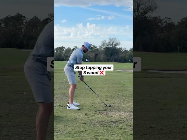 Do This To Stop Topping Your 3 Wood ️