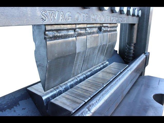 SWAG OFF ROAD PRESS BRAKE GOOSENECK & HEMMING DIES DEMO