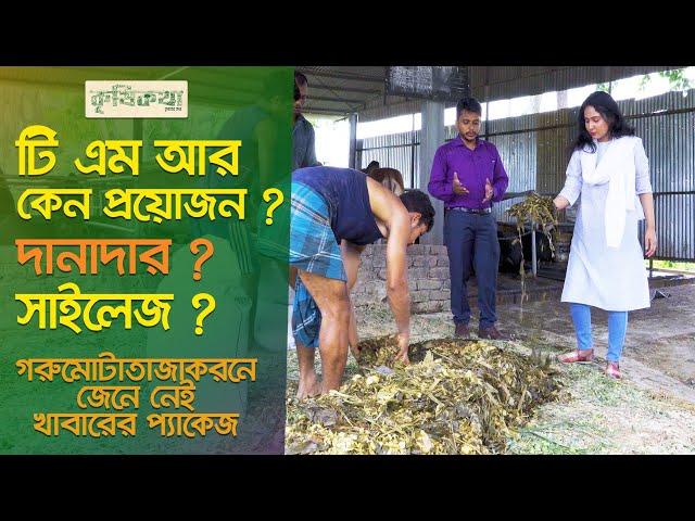 টি এম আর কেন প্রয়োজন ? | দানাদার? | সাইলেজ? |গরুমোটাতাজাকরনে খাবার প্যাকেজ | krishi kotha | কৃষিকথা