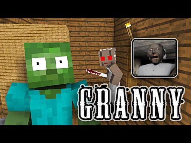 GRANNY HORROR GAME CHALLENGE | Platabush Animation