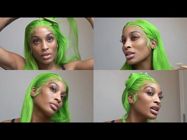 EASY Green Wig Install Tutorial + Tips For Beginners | Roz Verde