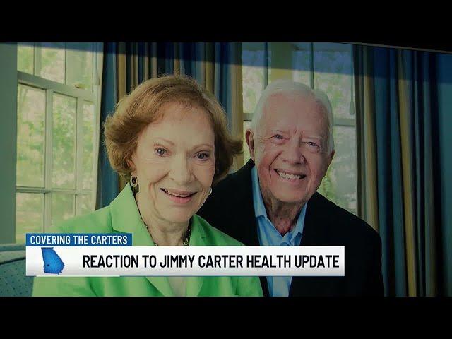 Plains reacts to update on Jimmy Carter's health update