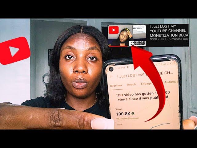 How Much YouTube Pays Me For 100,000 Views |Nigeria YouTuber