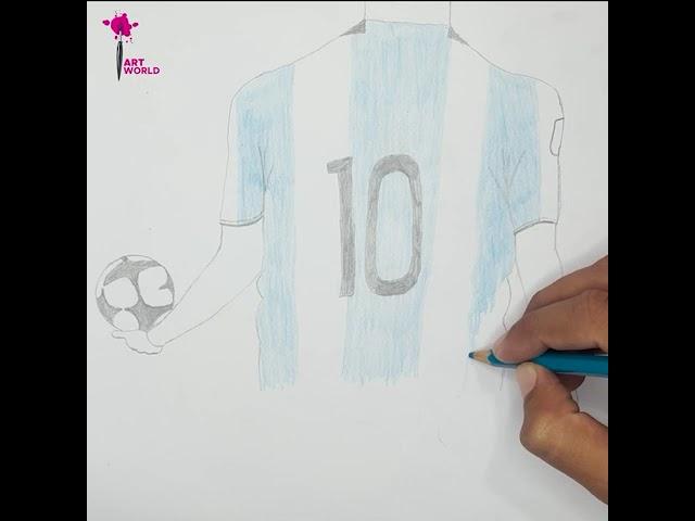 Messi 10 #artworld #messi #messiskills #messifans #messi10 #messivsronaldo #messipsg #messidrawing