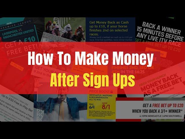  Matched Betting // How To Make Money With Reload Offers