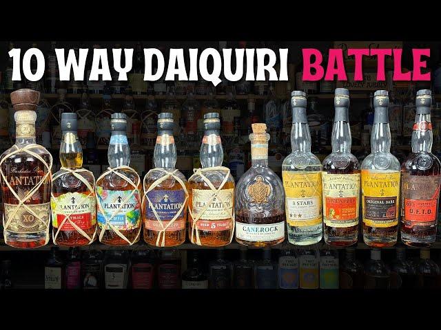 I try 10 Plantation Rums to find the Best Daiquiri