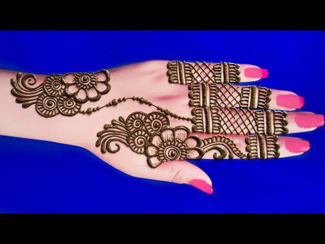 Back hand beautiful henna design | Mehndi | mehandi ka design piche ka | mehndi designs