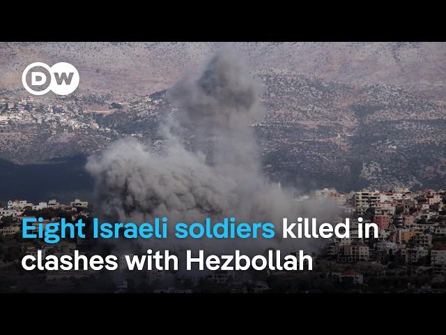 Israel sends more ground troops into Lebanon as first combat deaths reported | DW News