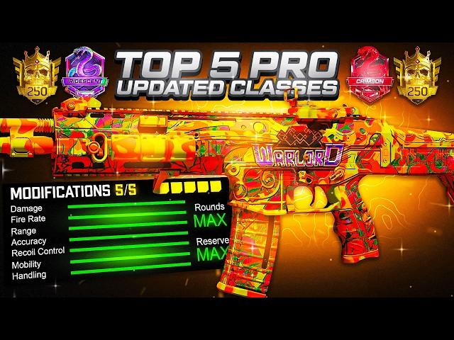 NEW TOP 5 *UPDATED* Pro Meta Best Ranked Play Classes MW3 S5R  (CDL Best Class Setups Loadouts Guns