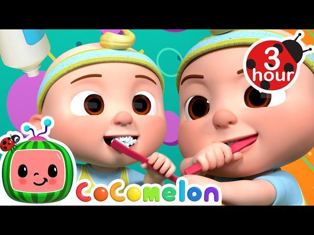 Brush Your Teeth Song! 🪥 CoComelon Nursery Rhymes and Kids Songs | 3 HOURS | After School Club