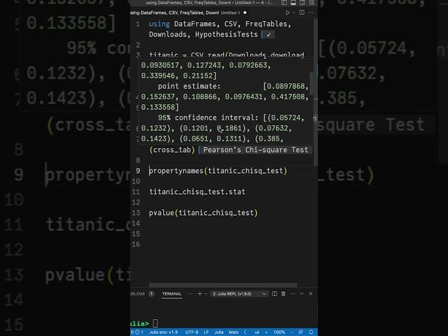 4 - Inferential Stats [JuliaLang for Categorical Data]