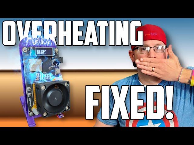  Fixing the Bitaxe Gamma - Overheating Issues | Adding New Beast mode Cooler #bitcoin #bitaxe 