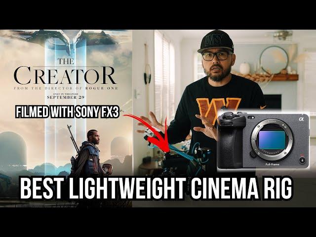 LIGHTWEIGHT CINEMA RIG for SONY FX3 ( FX30 ) - This Camera filmed "THE CREATOR" Movie #thecreator