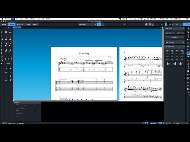 Nico Schliemann Live Stream - Transcribing Guitar Solos in Dorico