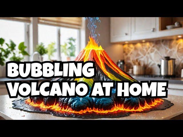 Make a Bubbling Volcano at Home – Fun Science for Kids