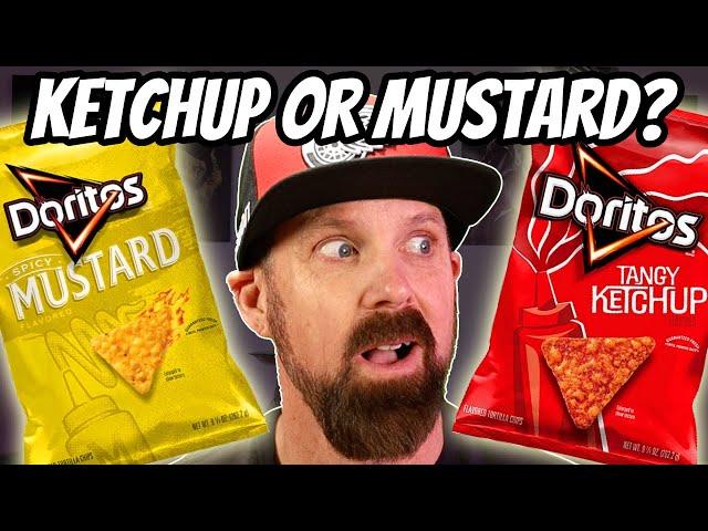 Doritos Flavor Face-Off: Tangy Ketchup vs. Hot Mustard Taste Test!