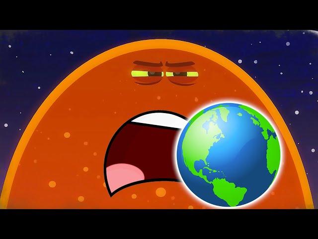 Суровый ЛИЗУН ГЛАЗАСТИК съедает все на ЗЕМЛЕ! ФИНАЛ Игры Tales from Space About a Blob с ПАПУЛЕЙ