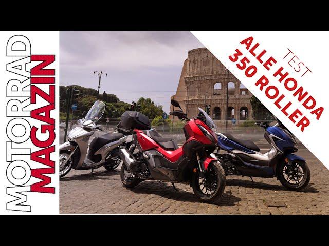 3 Honda Scooter im Vergleich – ADV350, Forza 350, SH350i – Unterschiede, Vorteile, Preise der Roller