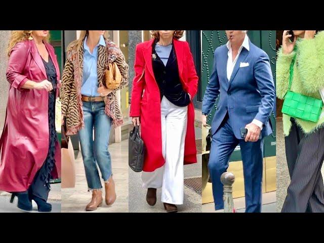 ITALIAN FALL STREET FASHION 2024 LATEST MILAN AUTUMN FASHION TRENDS #vanityfair