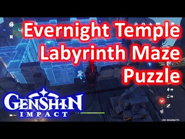 Evernight Temple Labyrinth Maze Puzzle Genshin Impact