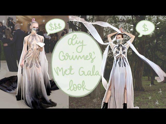 Making Grimes' Met Gala Dress (who let me do this omg)