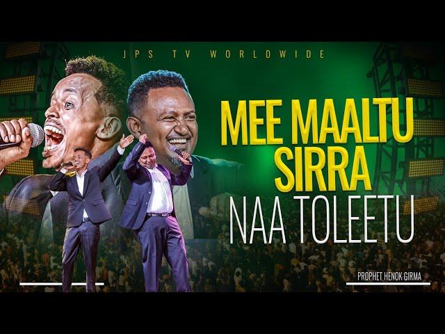MEEMAALIO SIRRA አምልኮ ከዘማሪ አበባው ጋር |PROPHET HENOK GIRMA[JPS TV WORLD WIDE] 2025