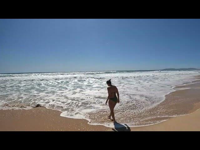 4K  Portugal Relaxing Beach Walk SUMMER 2022 | - #beachwalk #portugal2022  #algarve #asmrsounds