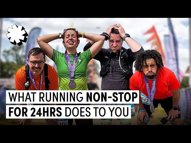 How Far Can We Run In A 24 Hour Race? | Head to Head Challenge