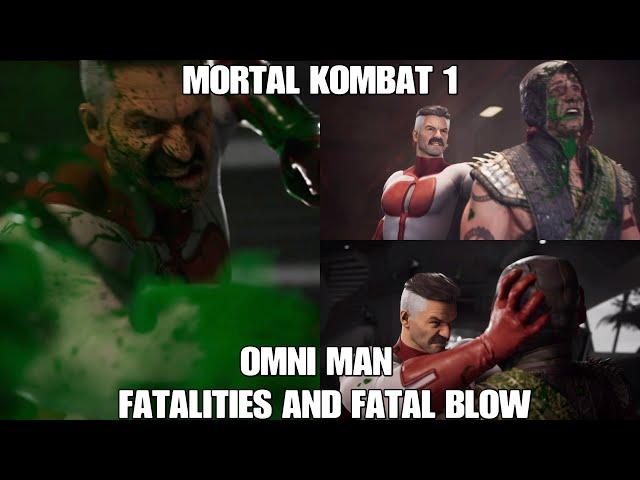 Omni-Man - Mortal Kombat 1 - Fatalities and Fatal Blow 4K