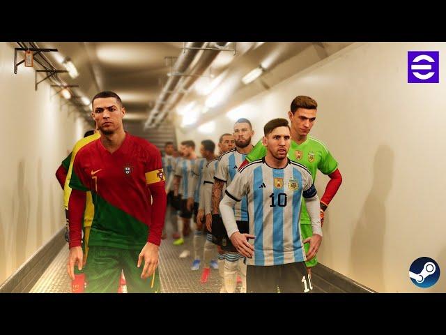 eFootball 2024 - Portugal Vs Argentina - Official Gameplay | 4K