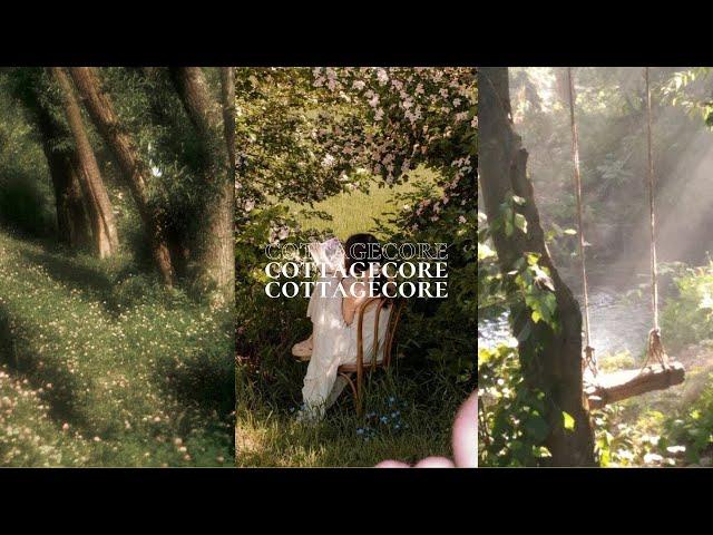 a dreamy cottagecore study playlist for fairies ‍️ relaxing harp music + spring ambience