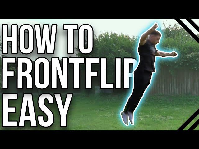 How To Frontflip For Beginners | Step By Step Tutorial