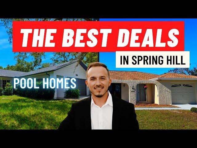 2 AFFORDABLE Pool Homes in Spring Hill FL!