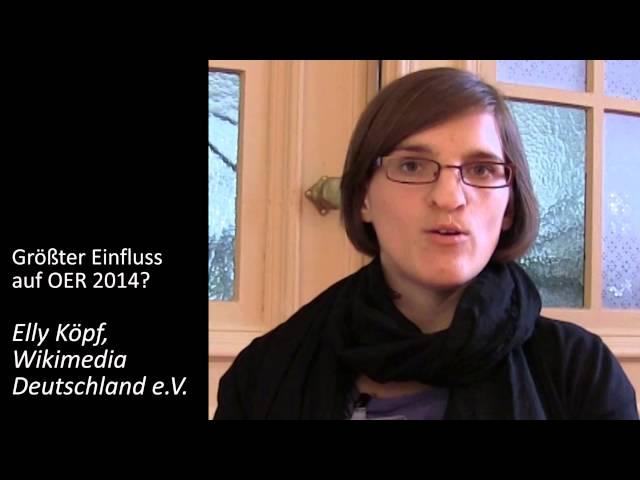 A4 Elly Köpf - Größter Einfluss auf OER 2014?