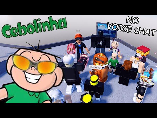 IMITANDO o CEBOLINHA no VOICE CHAT - Roblox