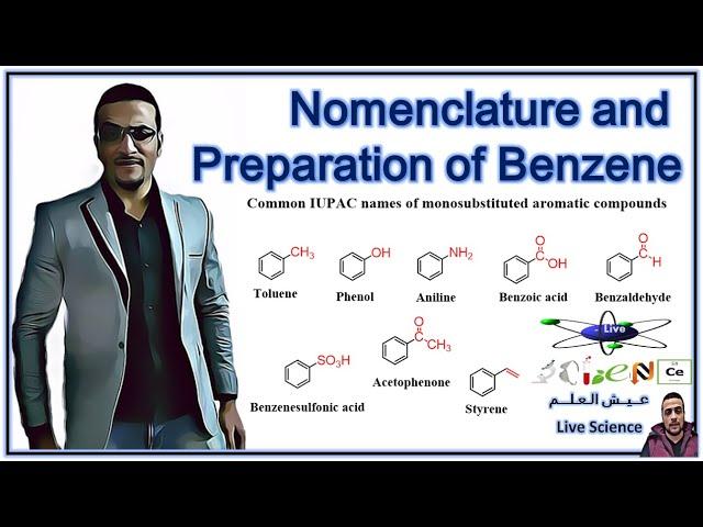 Organic Chemistry - Nommenclature and Preparation of Benzene