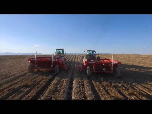 Potato Harvest Aerial Drone Footage Sly Dog Production