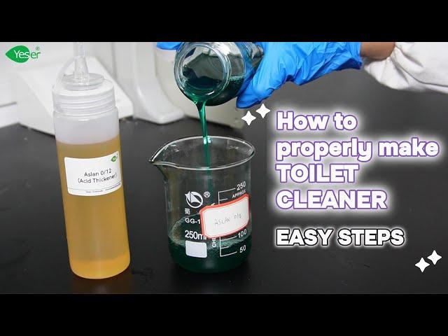 Thickening Acidic Toilet Cleaners: Why Common Thickeners Fail & How Aslan O/12 Solves It!