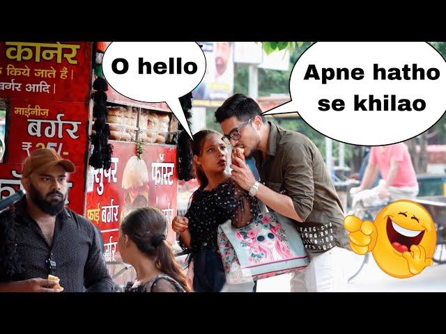 Food Snatching (2024) NEXT LEVEL | Khana Chori Prank in INDIA | Ans Entertainment